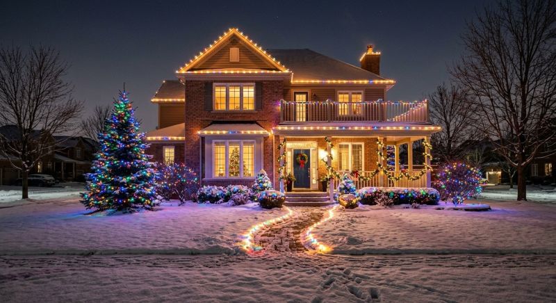 Holiday Lights Installation in Kansas City, MO