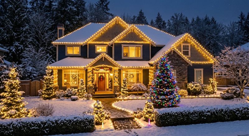 Xmas Lights Installation in Kansas City, MO