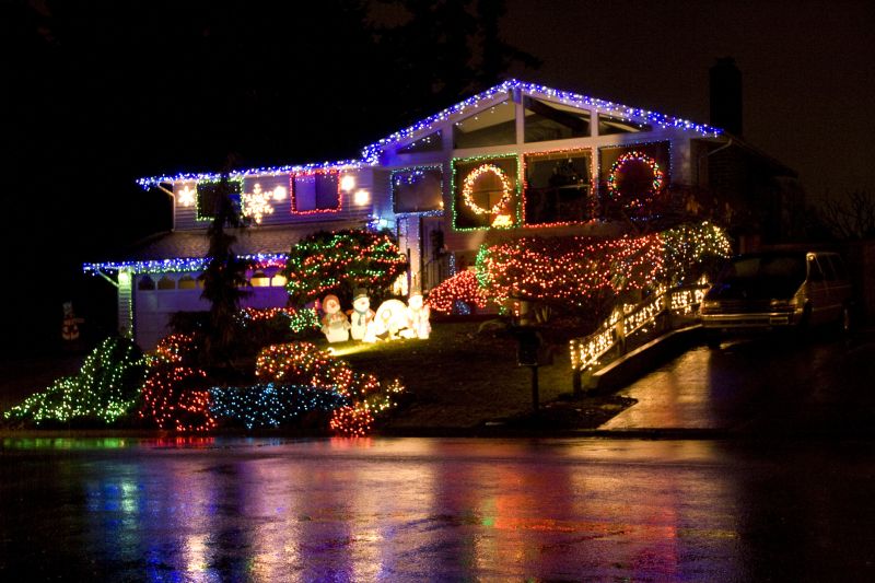 Christmas Lights Hanging