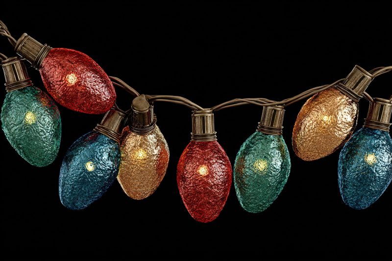 Christmas Lights Hanging in Roswell, GA