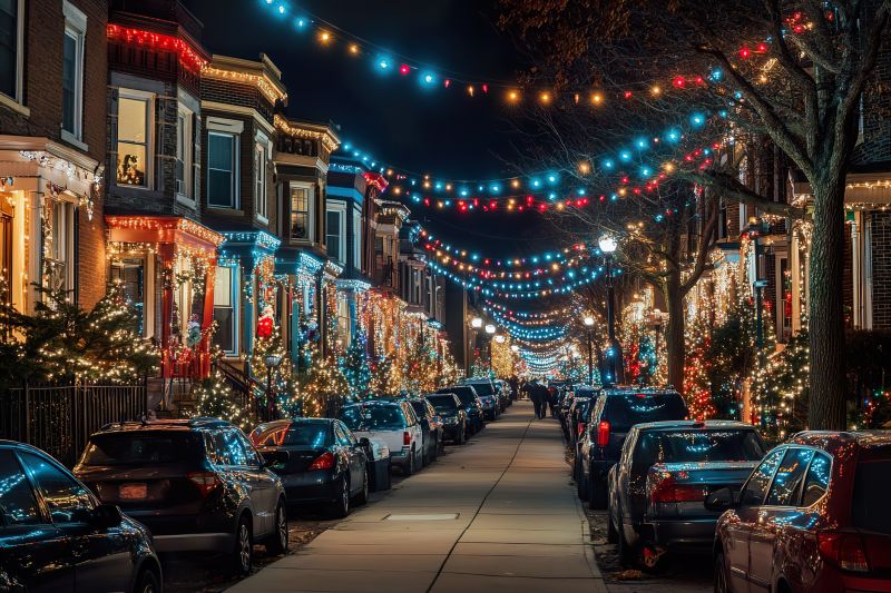 Christmas Lights Hanging