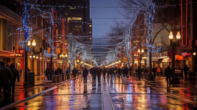 Christmas Lights Hanging