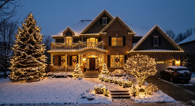 Christmas Lights Installation in Kansas City, MO