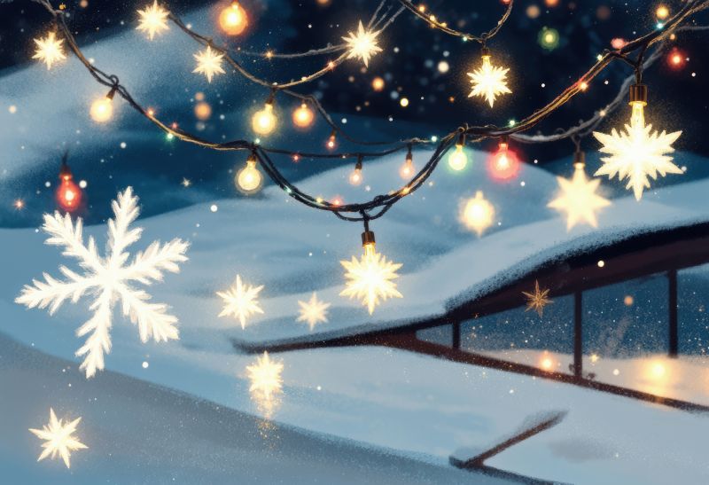 Holiday Lights Hanging in Kansas City, MO