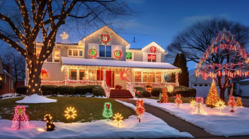 Holiday Lights Installation in Kansas City, MO
